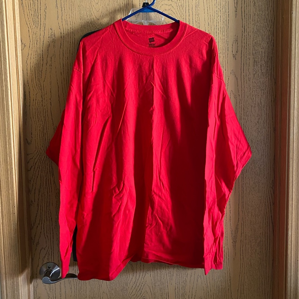 COPY - NWOT Hanes Comfort Soft Heavyweight Mens Ling Sleeve T-Shirt, Size XL